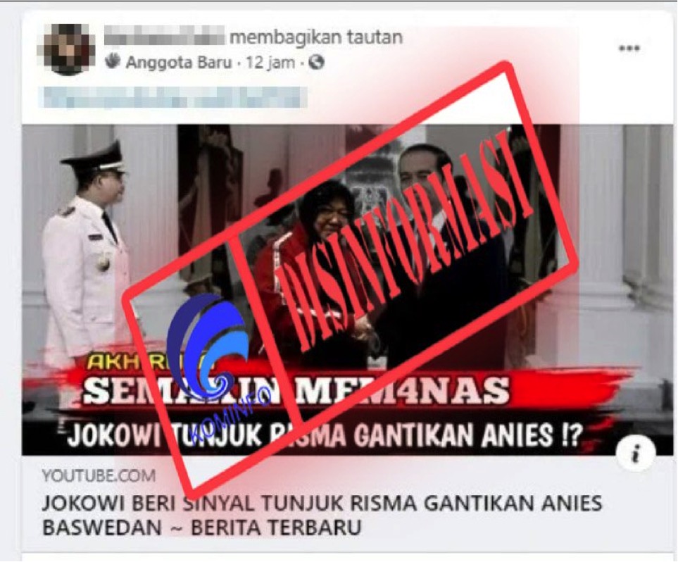 Jokowi Tunjuk Risma Gantikan Anies Baswedan