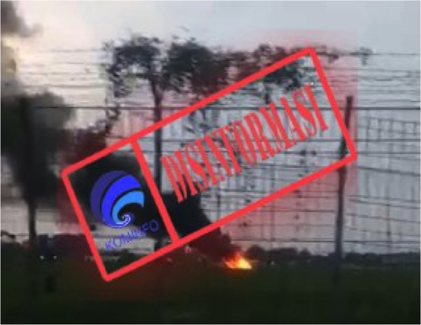 Video Pesawat Terbakar di Bandara Pondok Cabe