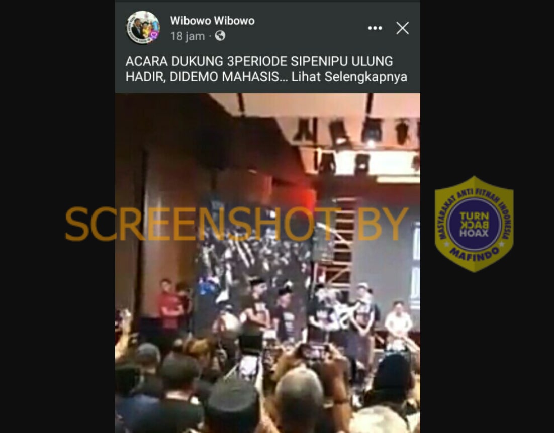 Video Dukungan Jokowi 3 Periode