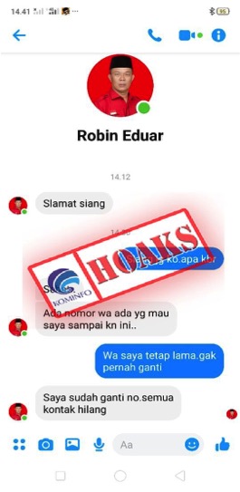 Akun Palsu FB Mencatut Nama Anggota DPRD Kota Pekanbaru Riau, Robin Eduar