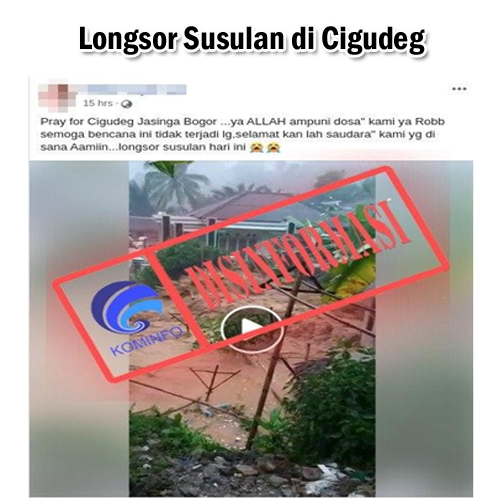 Longsor Susulan di Cigudeg