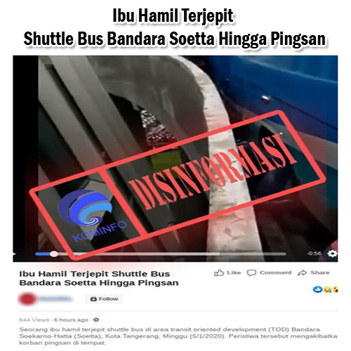 Ibu Hamil Terjepit Shuttle Bus Bandara Soetta Hingga Pingsan