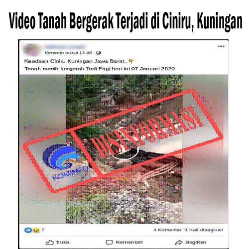 Video Tanah Bergerak Terjadi di Ciniru, Kuningan