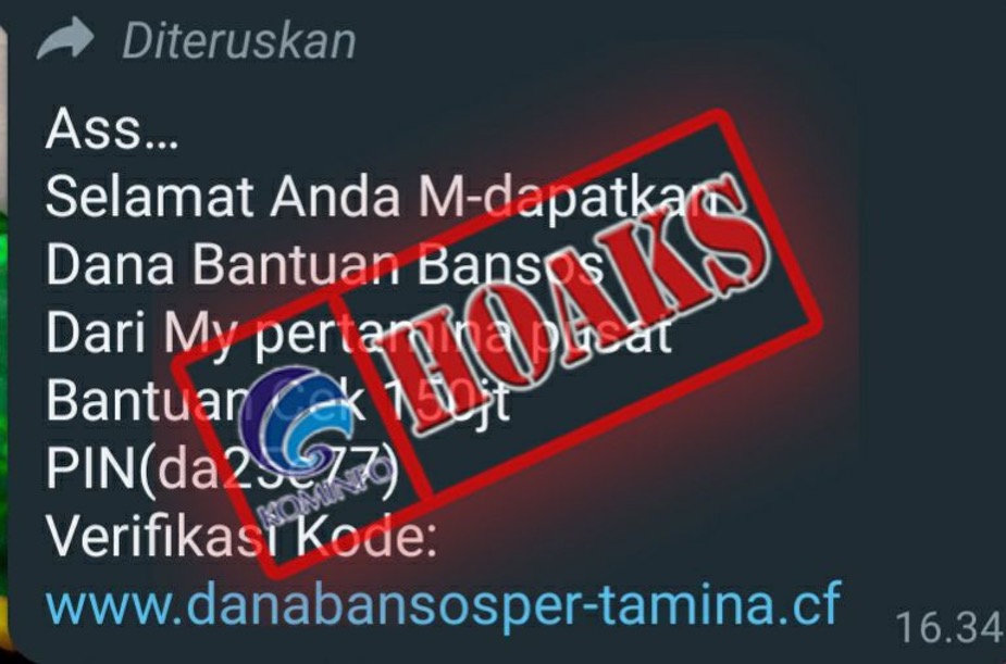 Dana Bantuan Sosial dari Pemerintah Melalui Pertamina Sebesar Rp150 Juta