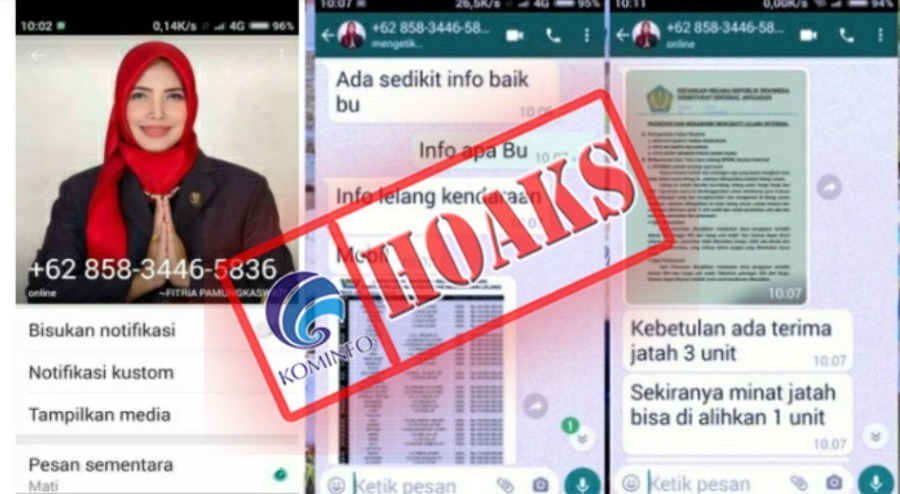 Akun WhatsApp Mengatasnamakan Wakil Ketua DPRD Kota Cirebon