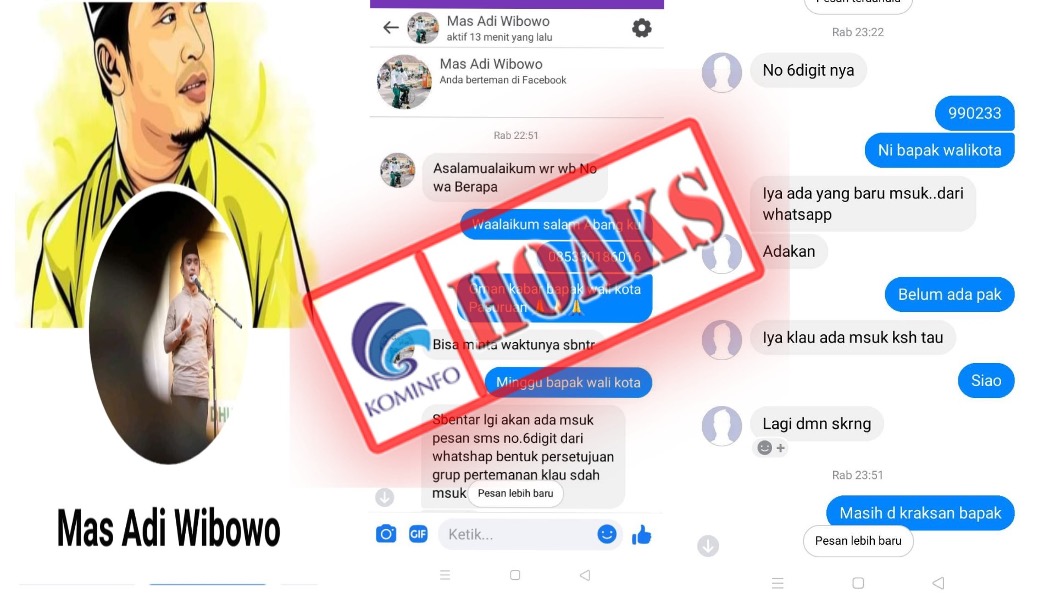 Akun Mengatasnamakan Wakil Wali Kota Pasuruan Adi Wibowo, S.TP., M.Si