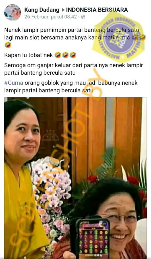 GAMBAR MEGAWATI DAN PUAN BERMAIN SLOT