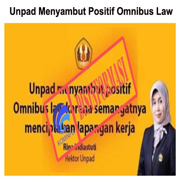 Unpad Menyambut Positif Omnibus Law