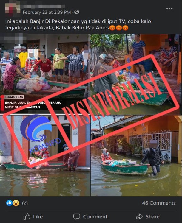 Banjir Pekalongan Tidak Disiarkan di TV