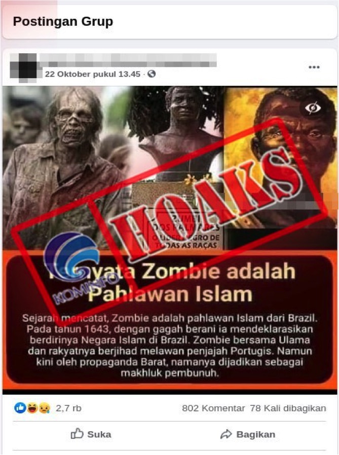 Zombie adalah Nama Pahlawan Islam dari Brasil