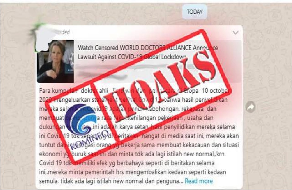 Pernyataan Perkumpulan Dokter Eropa Covid-19 Tak Berbahaya