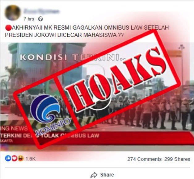 MK Resmi Gagalkan Omnibus Law setelah Presiden Jokowi Dicecar Mahasiswa