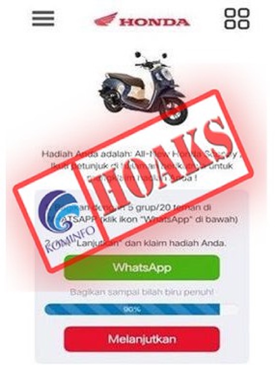 Honda Bagi-bagi All New Scoopy Lewat WhatsApp