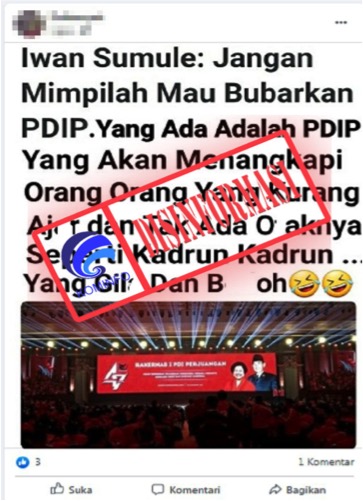 PDIP akan Menangkap 'Kadrun'