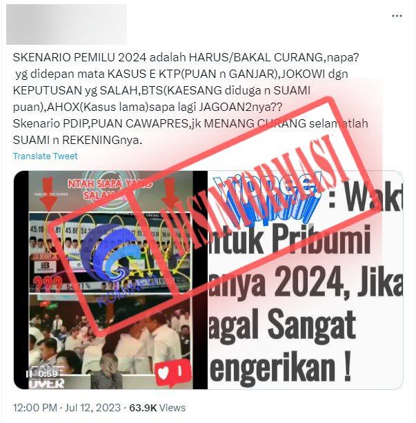 Pemilu 2024 akan Dilaksanakan dengan Skenario Kecurangan