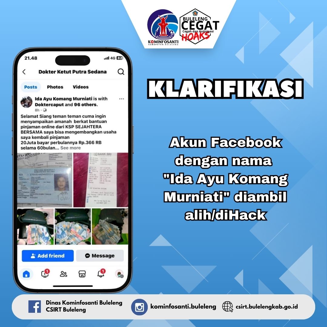 Akun Facebook dengan nama 