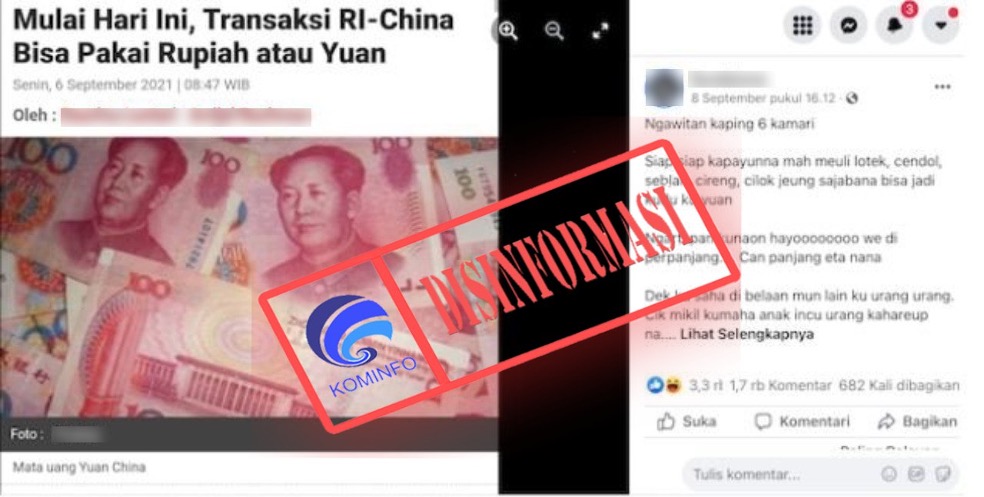 Sekarang Transaksi di Indonesia Bisa Pakai Mata Uang Cina