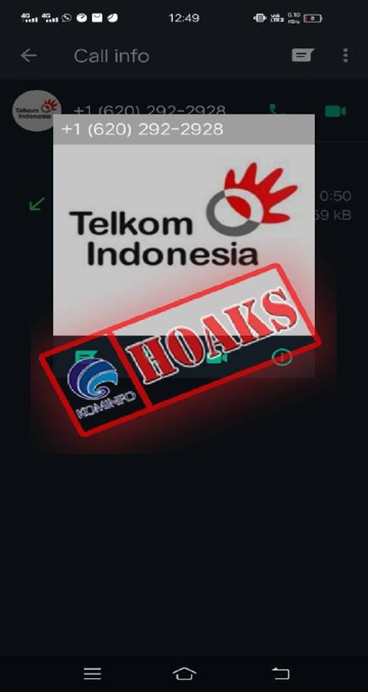 Akun WhatsApp Mengatasnamakan Telkom Indonesia