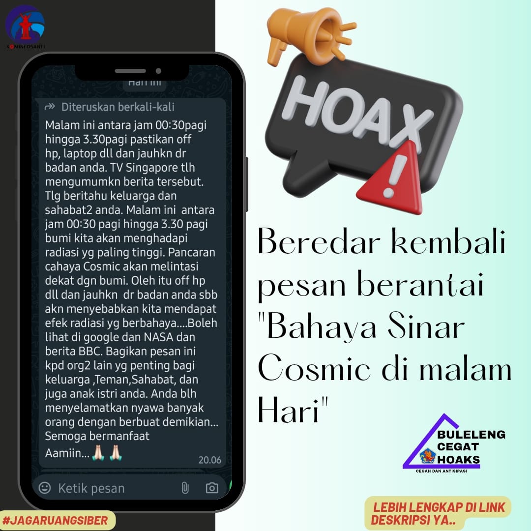 Beredar  kembali pesan berantai 