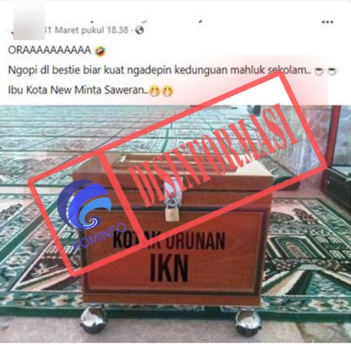 Kotak Sumbangan untuk Ibu Kota Negara Baru