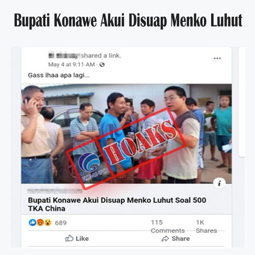 Bupati Konawe Akui Disuap Menko Luhut