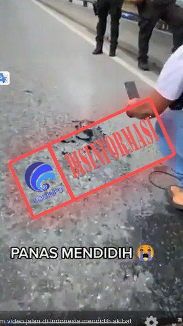 Video Jalan di Indonesia Mendidih Akibat Cuaca Panas