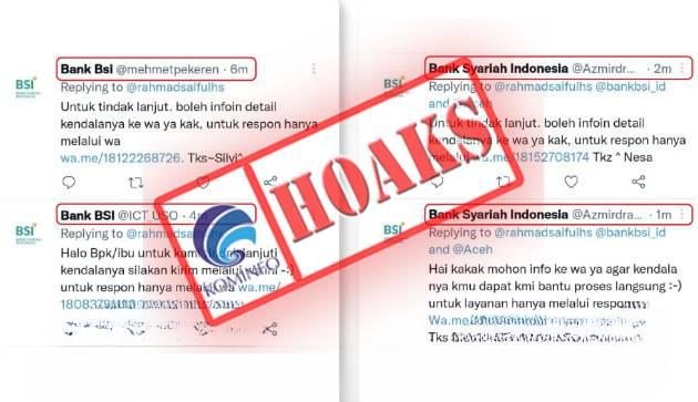 Akun Twitter Mengatasnamakan Bank Syariah Indonesia