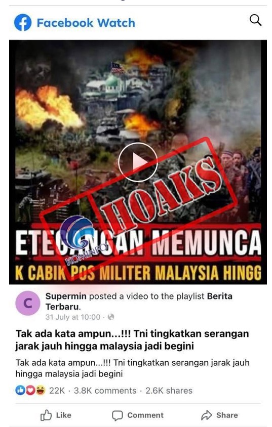 Video TNI Tingkatkan Serangan Jarak Jauh ke Malaysia