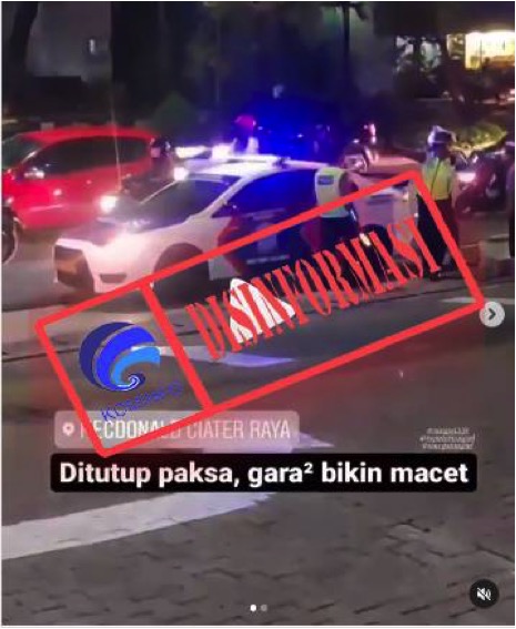 McDonald's Ciater Tangsel Ditutup Paksa Polisi