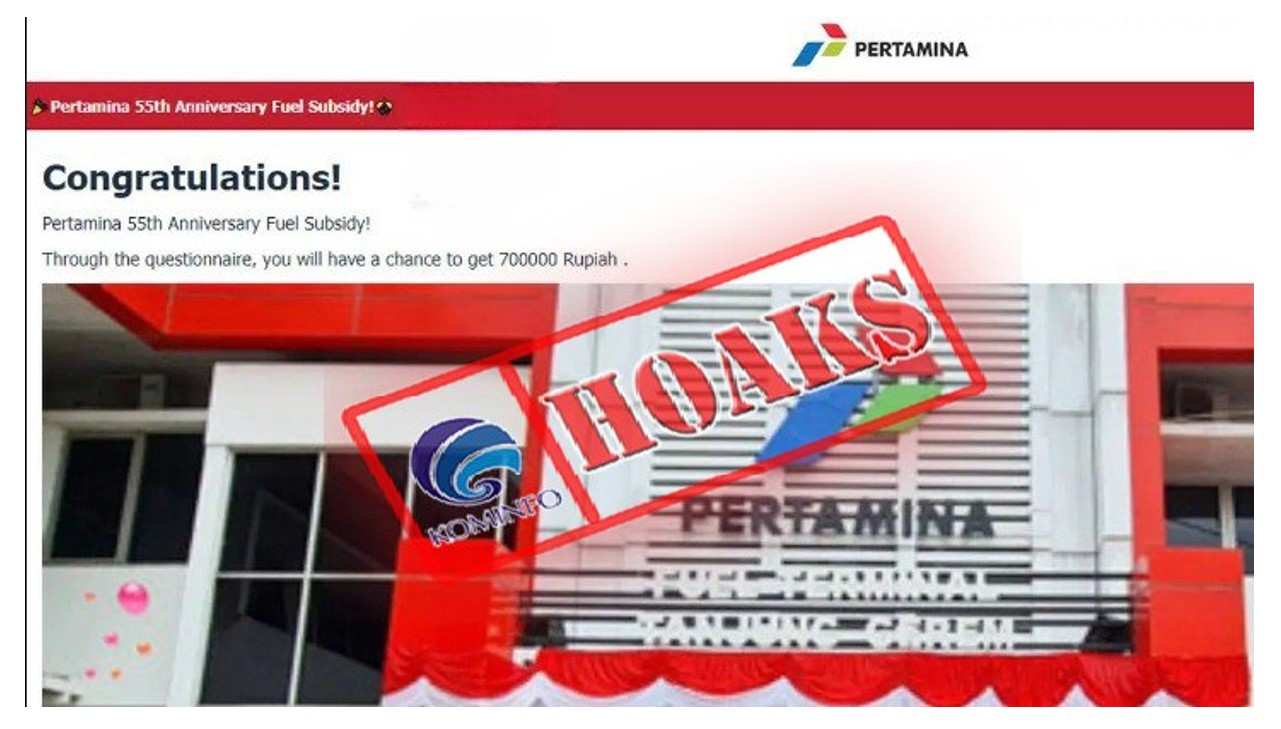 Pertamina Bagikan Subsidi BBM Rp700 Ribu untuk Peringati HUT ke-55