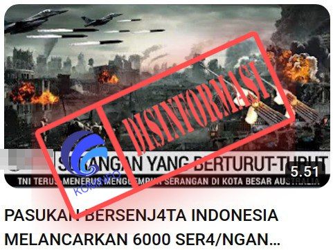 Video Pasukan Bersenjata Indonesia Serang Australia