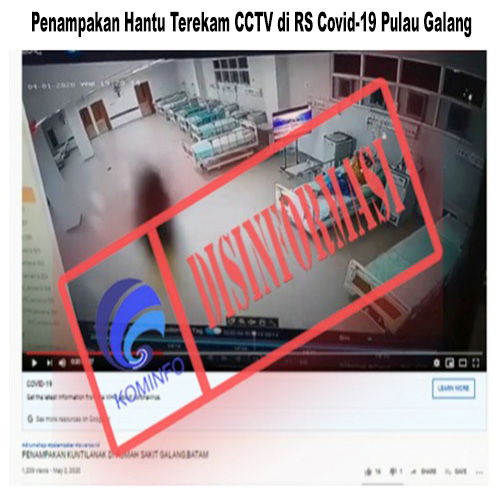 Penampakan Hantu Terekam CCTV di RS Covid-19 Pulau Galang