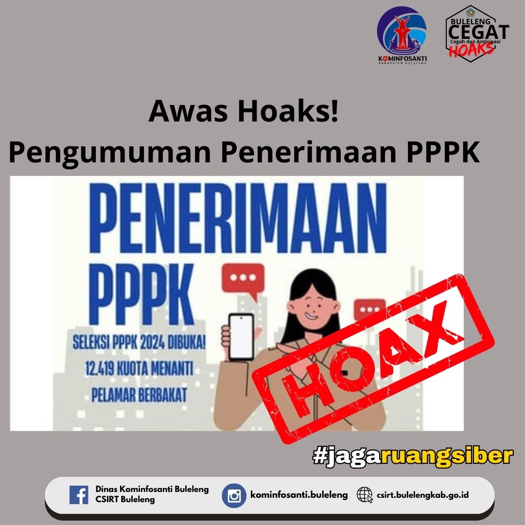 Awas Hoaks! Pengumuman Penerimaan PPPK