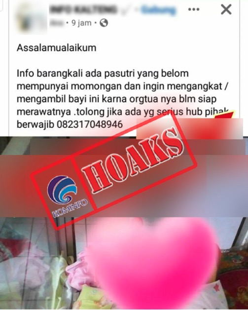 Tawaran Adopsi Bayi dengan Menghubungi Pihak Berwajib