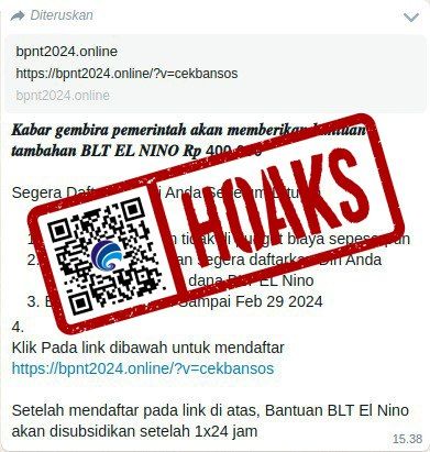 Link Tautan Pendaftaran BLT El Nino