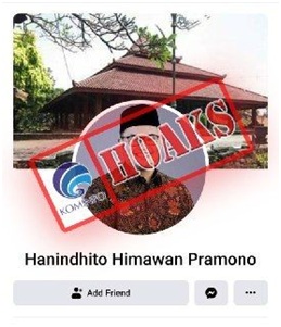 Akun Facebook Mengatasnamakan Bupati Kediri