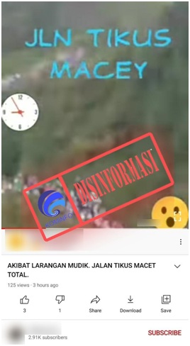 Video Jalan Tikus Dipenuhi Pemotor