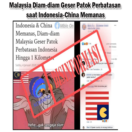 Malaysia Diam-diam Geser Patok Perbatasan saat Indonesia-China Memanas