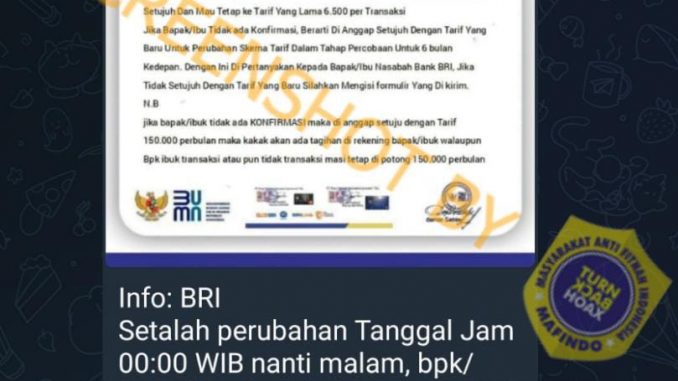 Akun Telegram Bank Rakyat Indonesia