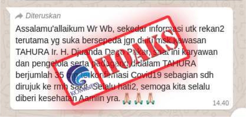 35 Karyawan Tahura Juanda Dago Terinfeksi Covid-19