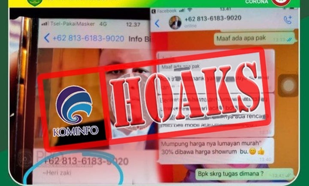 Akun WhatsApp Mengatasnamakan Kepala Inspektorat Kabupaten Kutai Kartanegara