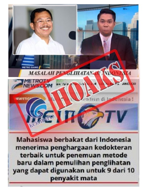 Metro TV Tayangkan Metode Pengobatan Mata