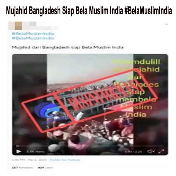 Mujahid Bangladesh Siap Bela Muslim India #BelaMuslimIndia