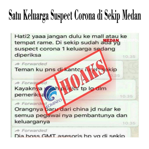 Satu Keluarga Suspect Corona di Sekip Medan