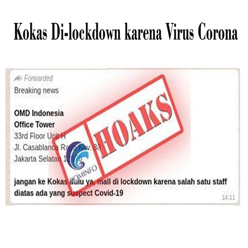 Kokas Di-lockdown karena Virus Corona