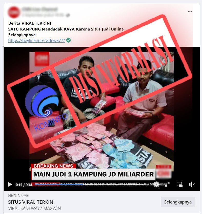 Warga Satu Kampung Mendadak Kaya karena Judi Online