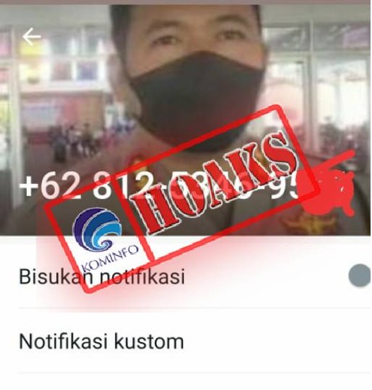 Akun WhatsApp Palsu Mengatasnamakan Kapolres Muaro Jambi