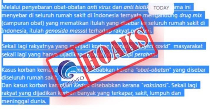 Obat-Obatan Covid-19 yang Disebarkan ke Rumah Sakit Mematikan