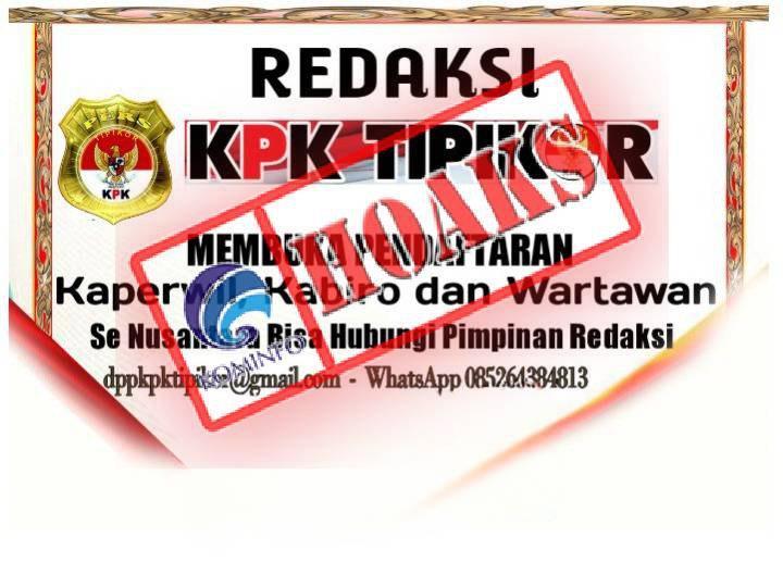 Pendaftaran Lowongan Pekerjaan Redaksi KPK Tipikor