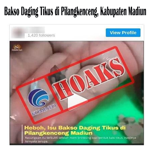 Bakso Daging Tikus di Pilangkenceng, Kabupaten Madiun